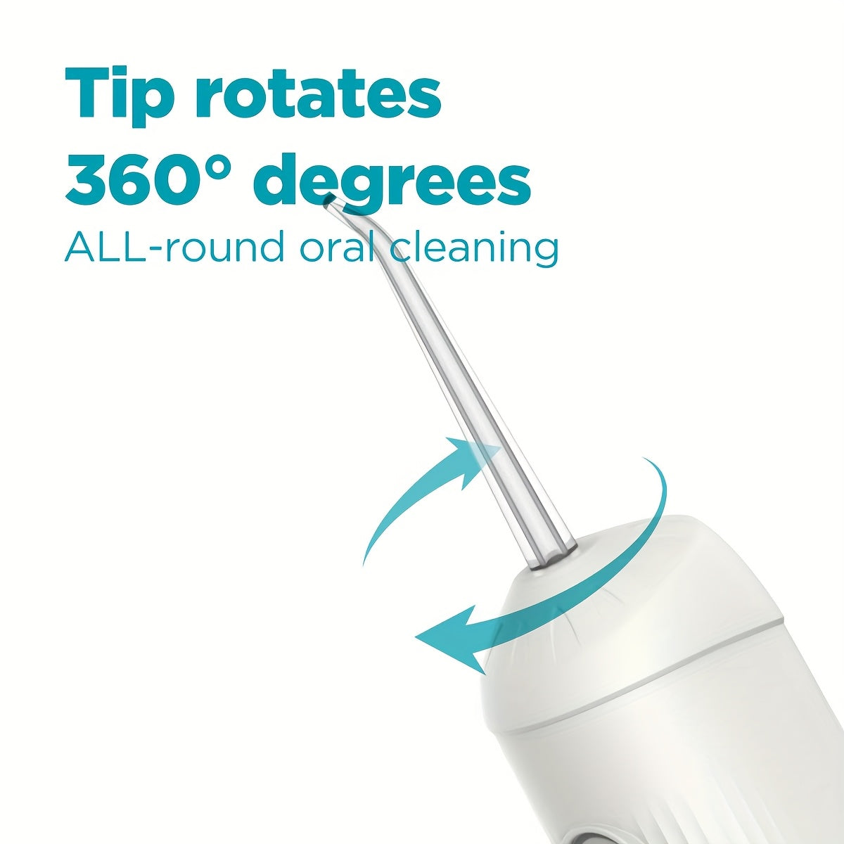 Portable Cordless Oral Irrigator Rechargeable Travel Irrigation Cleaner Electric Flossing Machine For Teeth Cleaning